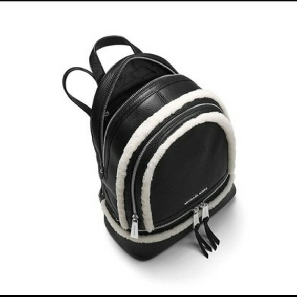 MICHAEL KORS Sherling rhea monogram backpack main image 2